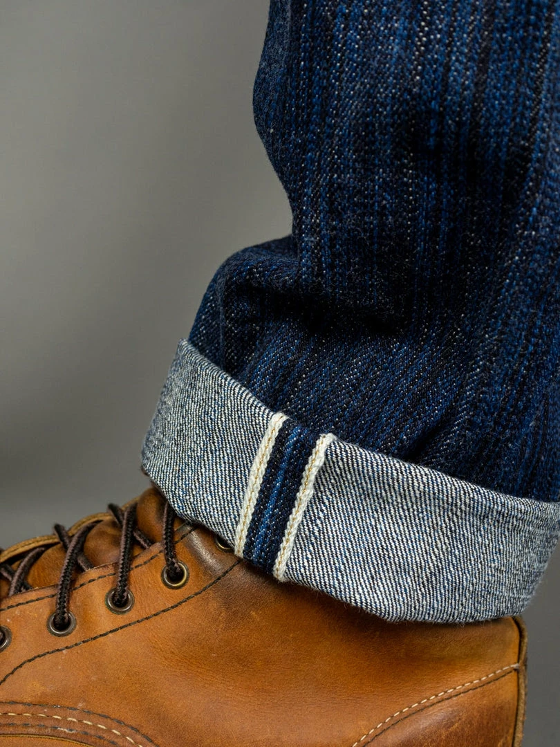 The Strike Gold 8104 "Shower Slub" Straight Tapered Jeans 10 The Strike Gold 8104 "Shower Slub" Straight Tapered Jeans