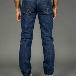 The Strike Gold 8104 "Shower Slub" Straight Tapered Jeans 35 The Strike Gold 8104
