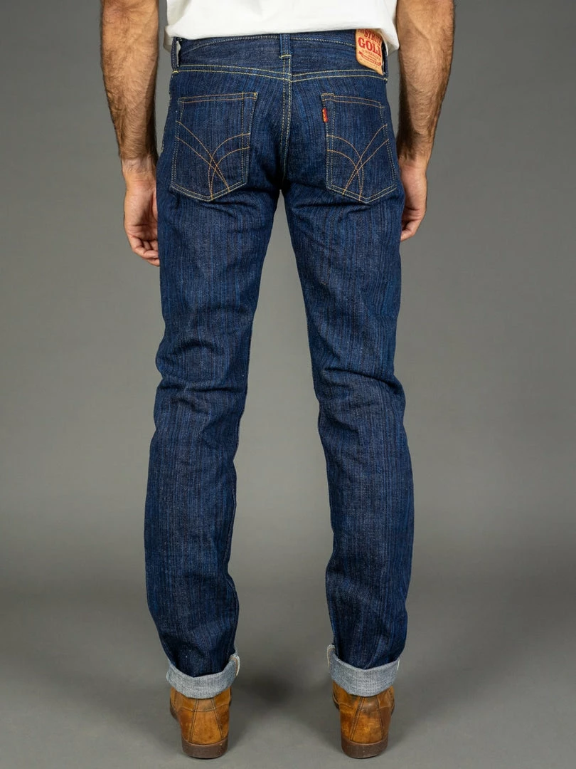 The Strike Gold 8104 "Shower Slub" Straight Tapered Jeans 6 The Strike Gold 8104 "Shower Slub" Straight Tapered Jeans