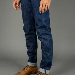 The Strike Gold 8104 "Shower Slub" Straight Tapered Jeans 34 The Strike Gold 8104