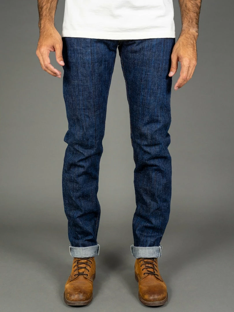 The Strike Gold 8104 "Shower Slub" Straight Tapered Jeans 4 The Strike Gold 8104 "Shower Slub" Straight Tapered Jeans