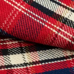 The Strike Gold Check Work Flannel Shirt Red