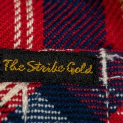 The Strike Gold Check Work Flannel Shirt Red