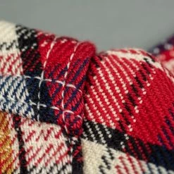 The Strike Gold Check Work Flannel Shirt Red