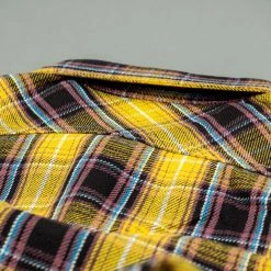 The Strike Gold Check Work Flannel Shirt Yellow 58 The Strike Gold Check Work Flannel Shirt Yellow