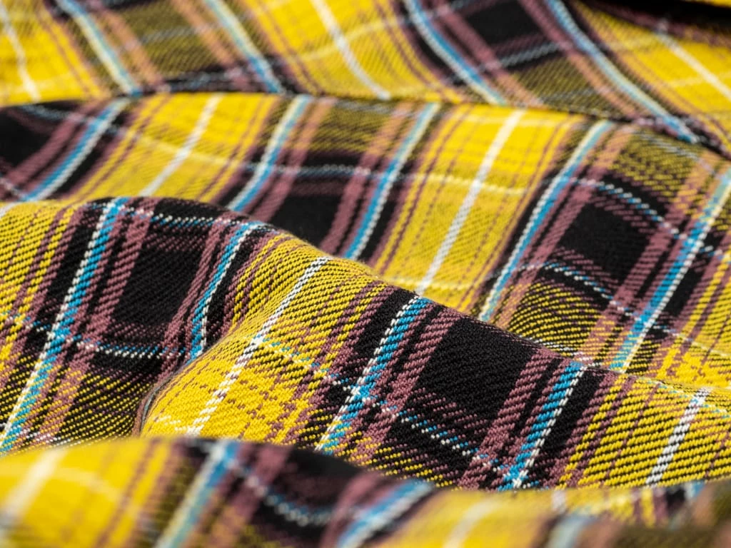 The Strike Gold Check Work Flannel Shirt Yellow 20 The Strike Gold Check Work Flannel Shirt Yellow