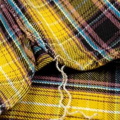 The Strike Gold Check Work Flannel Shirt Yellow 51 The Strike Gold Check Work Flannel Shirt Yellow