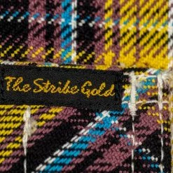 The Strike Gold Check Work Flannel Shirt Yellow 55 The Strike Gold Check Work Flannel Shirt Yellow