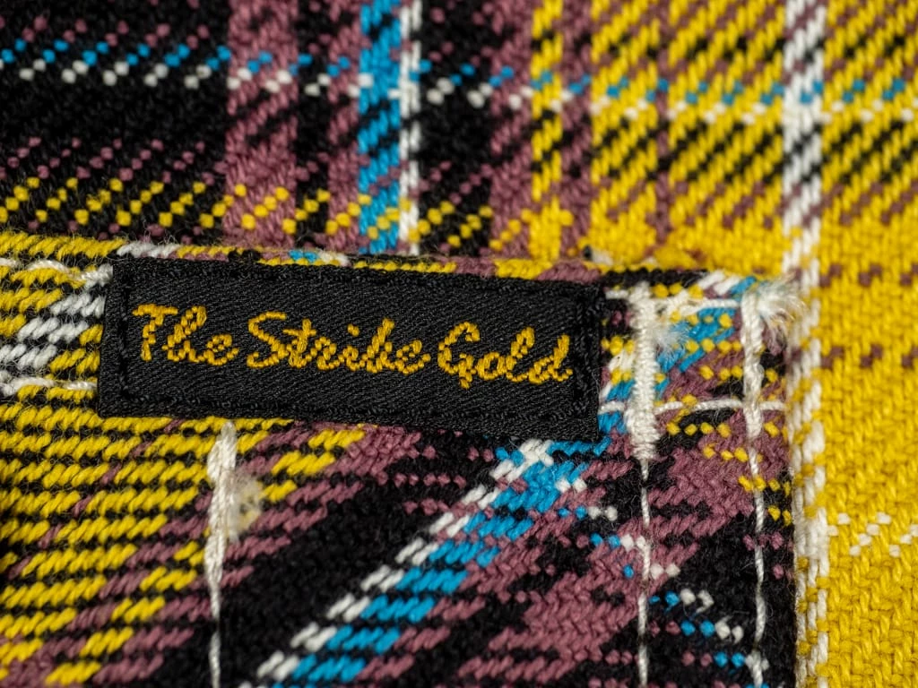 The Strike Gold Check Work Flannel Shirt Yellow 25 The Strike Gold Check Work Flannel Shirt Yellow