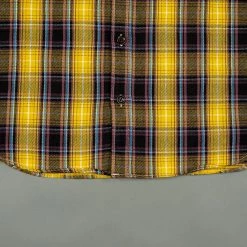 The Strike Gold Check Work Flannel Shirt Yellow 49 The Strike Gold Check Work Flannel Shirt Yellow