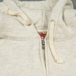 The Strike Gold Loopwheeled Zip Hoodie (Oatmeal)