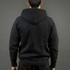 The Strike Gold Loopwheeled Zip Hoodie (Black)
