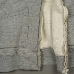 The Strike Gold Loopwheeled Zip Hoodie (Grey)