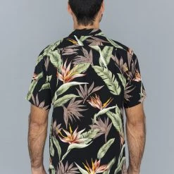 NEW ARRIVALS Trophy Clothing Duke Hawaiian Shirt Black