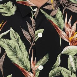 NEW ARRIVALS Trophy Clothing Duke Hawaiian Shirt Black 28 NEW ARRIVALS Trophy Clothing Duke Hawaiian Shirt Black