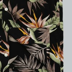 NEW ARRIVALS Trophy Clothing Duke Hawaiian Shirt Black 35 NEW ARRIVALS Trophy Clothing Duke Hawaiian Shirt Black