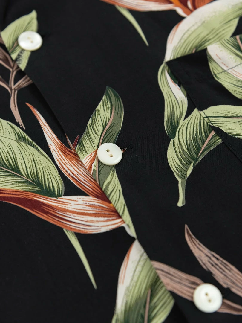 NEW ARRIVALS Trophy Clothing Duke Hawaiian Shirt Black 22 NEW ARRIVALS Trophy Clothing Duke Hawaiian Shirt Black