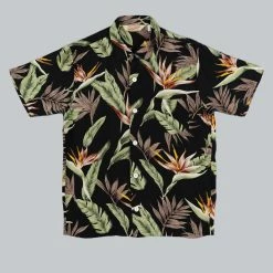 NEW ARRIVALS Trophy Clothing Duke Hawaiian Shirt Black 30 NEW ARRIVALS Trophy Clothing Duke Hawaiian Shirt Black