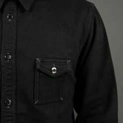 Trophy Clothing Machine Age Flannel Shirt Black