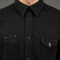 Trophy Clothing Machine Age Flannel Shirt Black