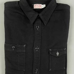 Trophy Clothing Machine Age Flannel Shirt Black