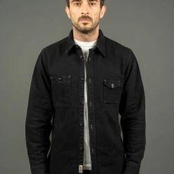 Trophy Clothing Machine Age Flannel Shirt Black