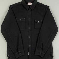 Trophy Clothing Machine Age Flannel Shirt Black