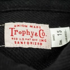 Trophy Clothing Machine Age Flannel Shirt Black