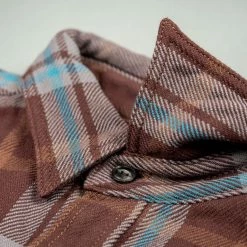 UES Extra Heavy Flannel Shirt Wine