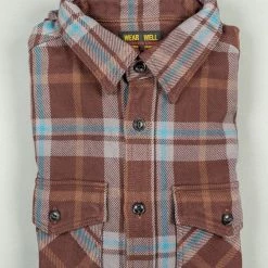 UES Extra Heavy Flannel Shirt Wine