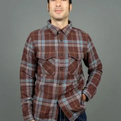 UES Extra Heavy Flannel Shirt Wine