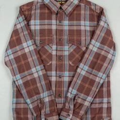 UES Extra Heavy Flannel Shirt Wine
