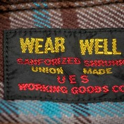 UES Extra Heavy Flannel Shirt Wine