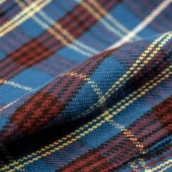 UES Heavy Flannel Shirt Dark Blue Check