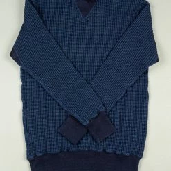 UES Indigo Waffle Sweatshirt