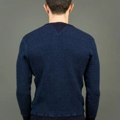 UES Indigo Waffle Sweatshirt