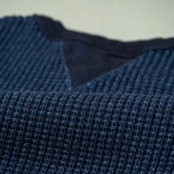 UES Indigo Waffle Sweatshirt