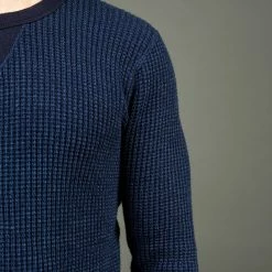 UES Indigo Waffle Sweatshirt