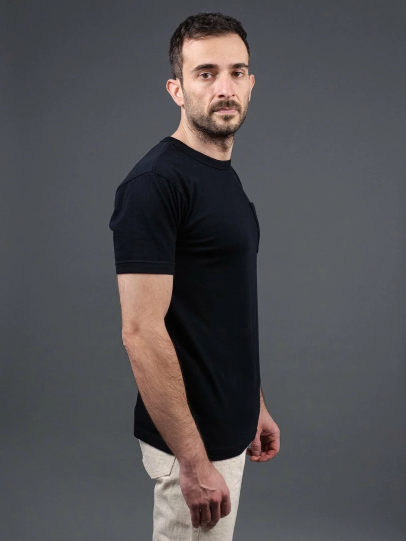 UES Ramayana Crew-Neck Pocket T-Shirt Black 5 UES Ramayana Crew-Neck Pocket T-Shirt Black