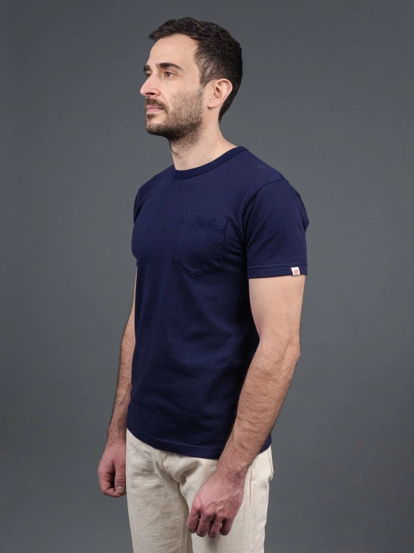 UES Ramayana Crew-Neck Pocket T-Shirt Navy 5 UES Ramayana Crew-Neck Pocket T-Shirt Navy
