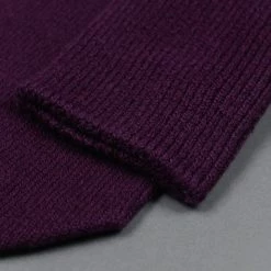 UES Yarn Uneveness Three-Ply Socks Purple