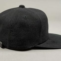 Mighty Shine Serge Short Brim Cap Black