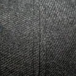 Mighty Shine Serge Short Brim Cap Charcoal Grey