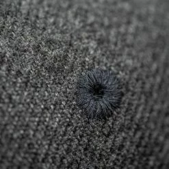 Mighty Shine Serge Short Brim Cap Charcoal Grey