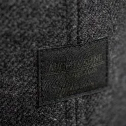 Mighty Shine Serge Short Brim Cap Charcoal Grey