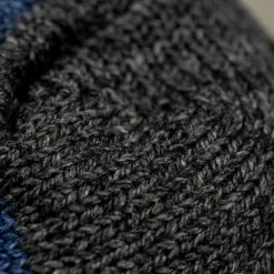 Nishiguchi Kutsushita Recycled Cotton Ribbed Socks Denim