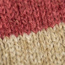 Nishiguchi Kutsushita Wool Cotton Slab Socks Red 31 Nishiguchi Kutsushita Wool Cotton Slab Socks Red