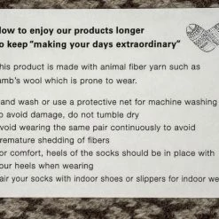 Nishiguchi Kutsushita Wool Jacquard Socks Grey