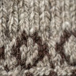 Nishiguchi Kutsushita Wool Jacquard Socks Grey