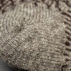 Nishiguchi Kutsushita Wool Jacquard Socks Grey